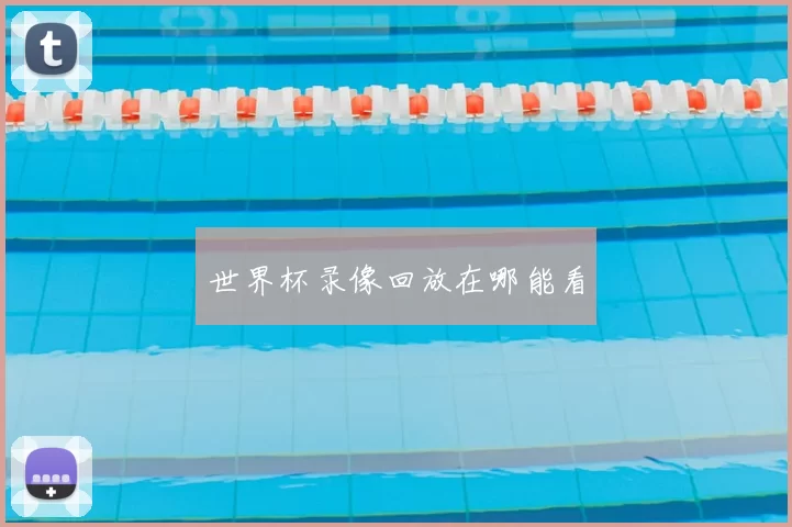 世界杯录像回放在哪能看