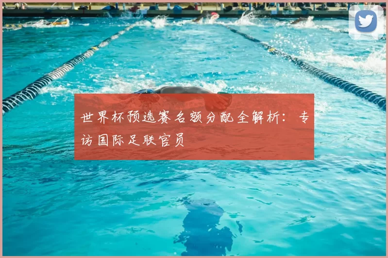 世界杯预选赛名额分配全解析：专访国际足联官员